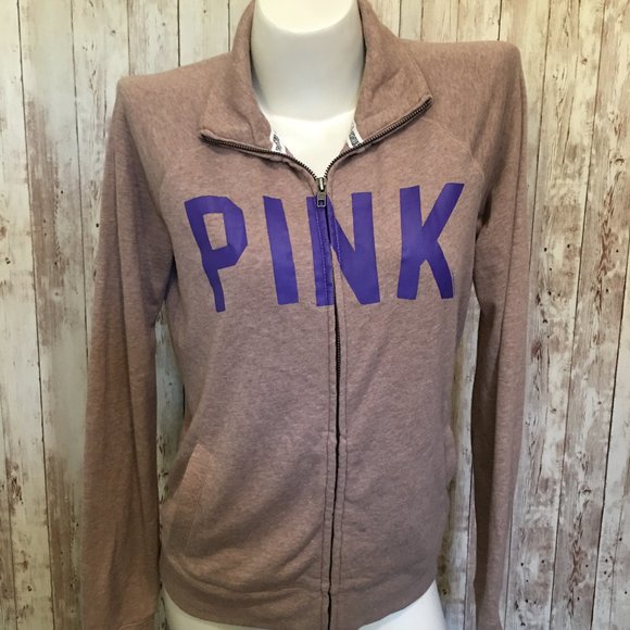 EUC Victoria’s Secret PINK Sweatshirt Jacket S - Picture 1 of 5